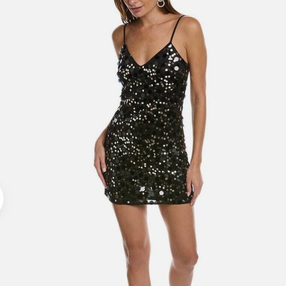 Ramy Brook Dresses & Skirts - Ramy Brook Tanya Black Sequin Bodycon Mini Cocktail Dress $465 NWT